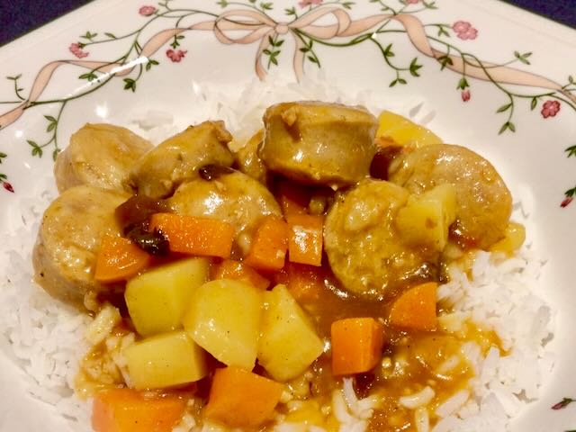 Grandma's Curry Sausages thumbnail