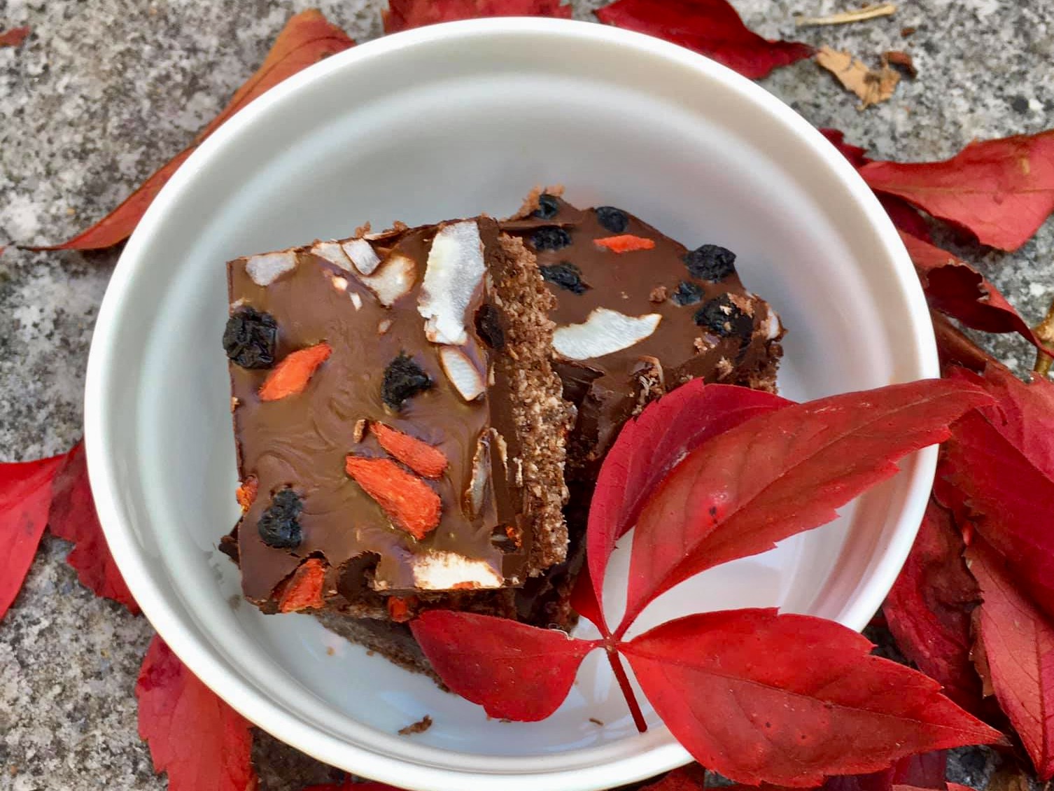 No Cook Vegan ChocCoconut Slice thumbnail