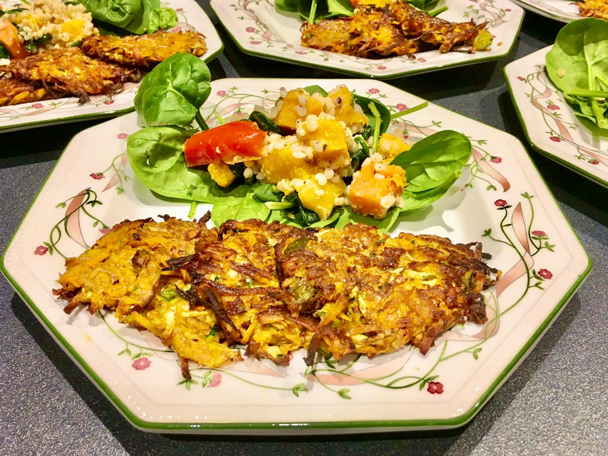 Zucchini and Sweet Spud Fritters thumbnail